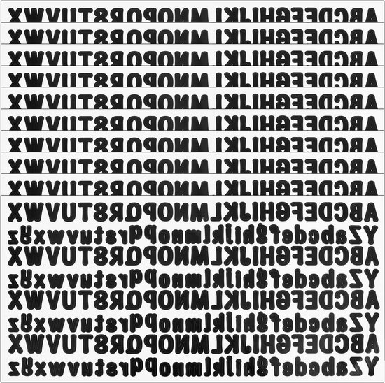 25 x black number and letter stickers, 10 cm, self-adhesive, weatherproof and UV-resistant, 0-9 a-e, ideal for house number, trash can, signs and outdoor use