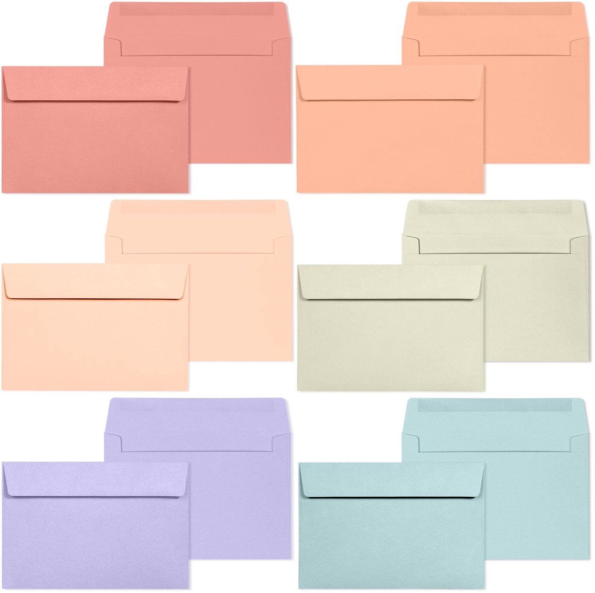 IMPERATORIS® Beterschapskaarten Wenskaarten 48 pastelkleurige stuks - Beterschap Kaartjes - Kaartenset A5