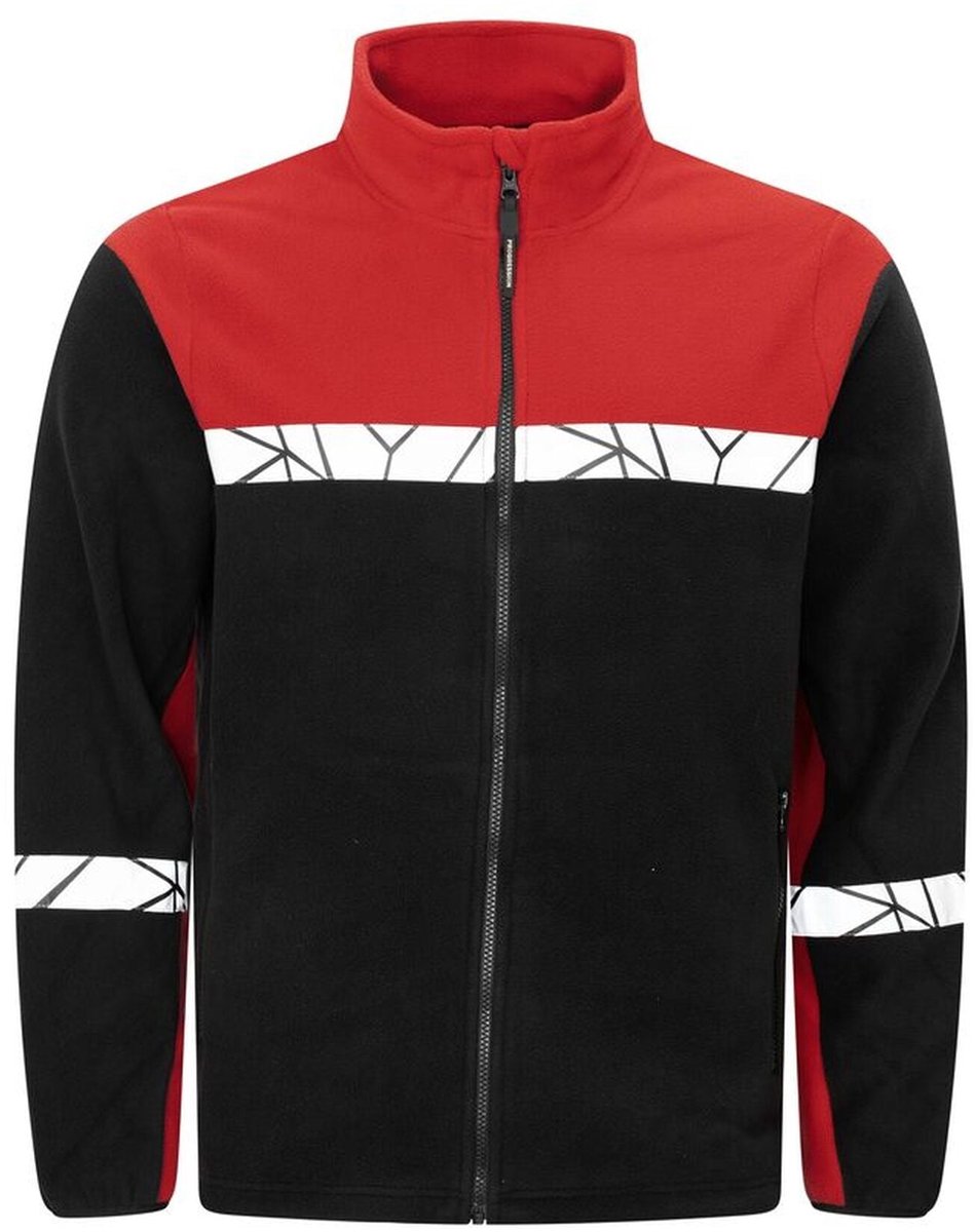 ProJob 7300 FLEECE 647300 - Zwart/Rood - S