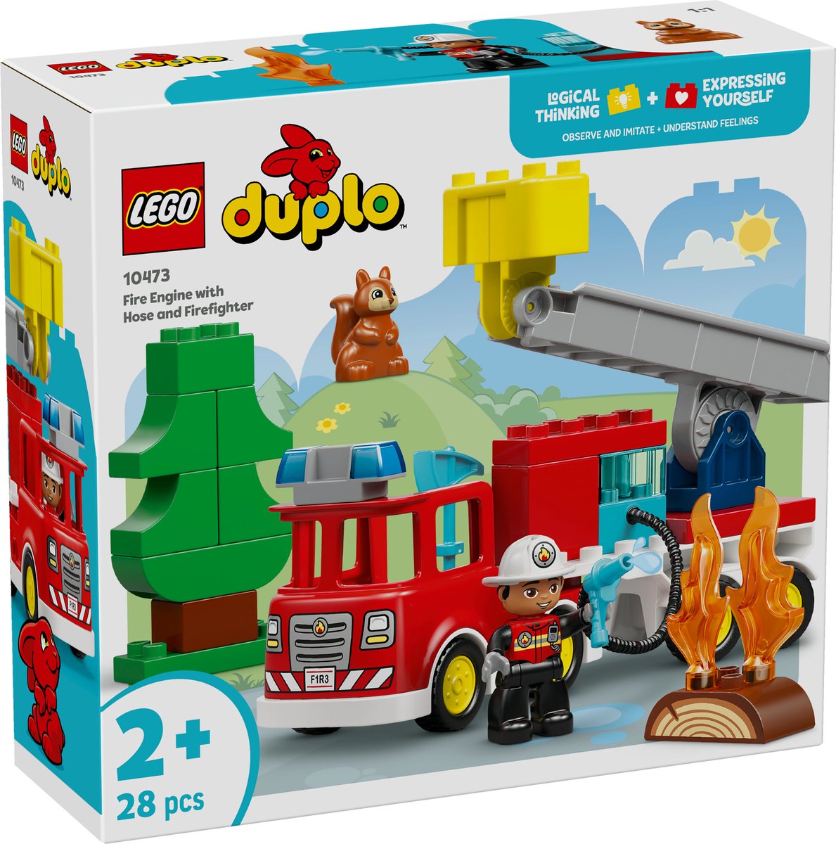 LEGO Duplo - Brandweertruck - Inclusief slang en brandweerman — afbeelding 7