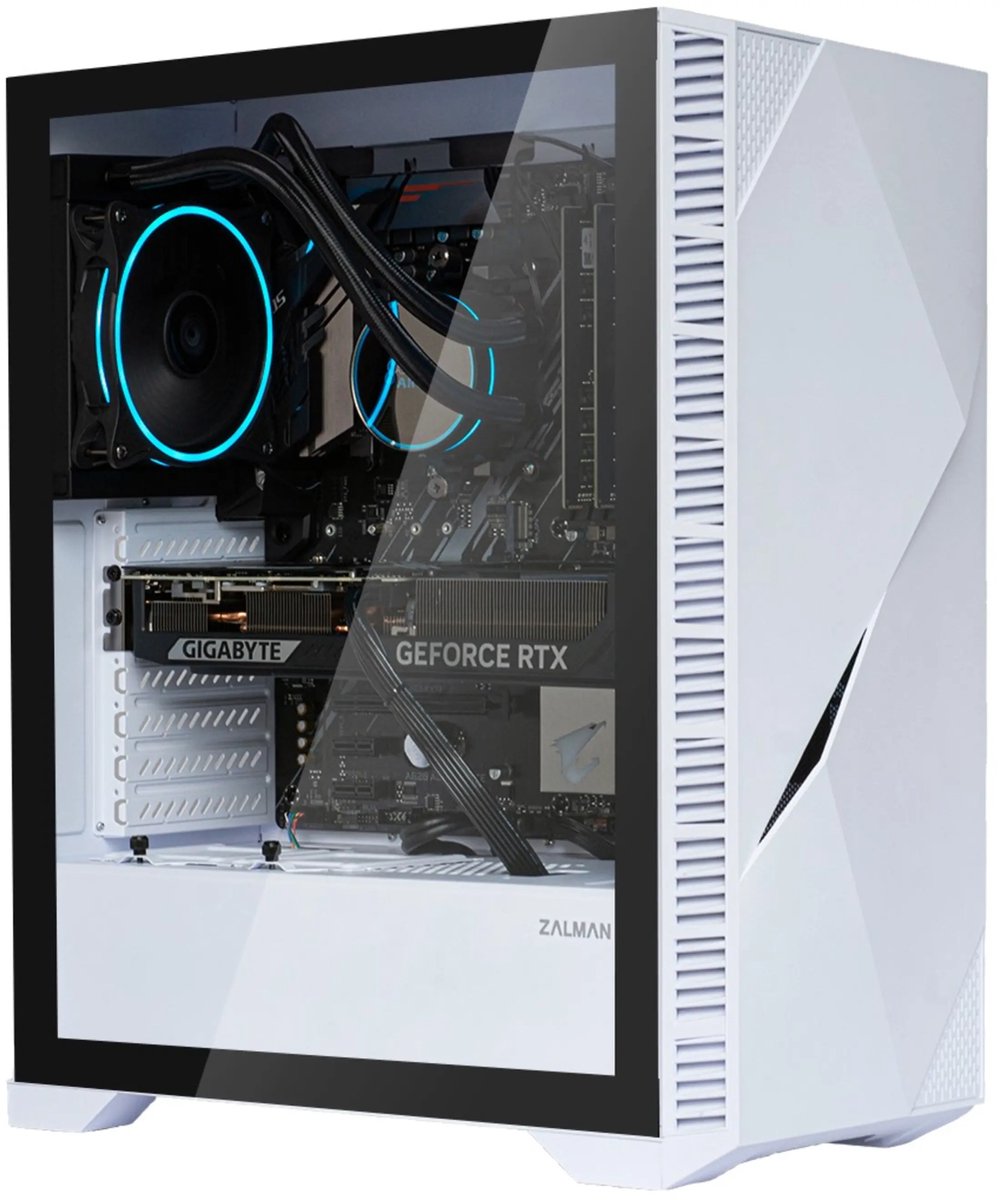 Intel Core i9-12900 Game PC/ Streaming computer waterkoeling - Nvidia GeForce RTX 5070 12GB – 64GB RAM – 4.0TB M.2 SSD – Win11 Pro - Iceberg