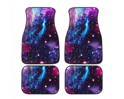 Galaxy Stars Auto Vloermatten - 4-delige Set Rubberen Antislip Vloermat voor Sedan en Bestelwagens