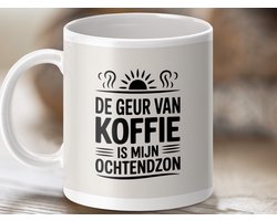 Mok De Geur Van Koffie, Koffie Mok, Ochtendzon Mok, Grappige Mok, Koffieliefhebber Cadeau, Cadeau Idee, Gepersonaliseerde Mok