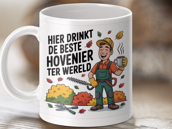 Mok Beste Hovenier Ter Wereld, Tuinman Koffiemok, Koffie Mok, Leuk Tuinieren Cadeau, Hovenier Cadeau Idee, Koffie Cadeau