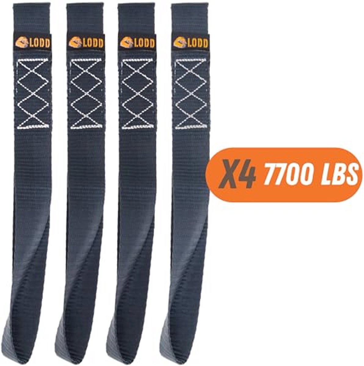 Zachte Spangespen 38mm x 35cm - Sterk Polyester voor Motorfiets, Quad, Boot, Fiets en Aanhanger