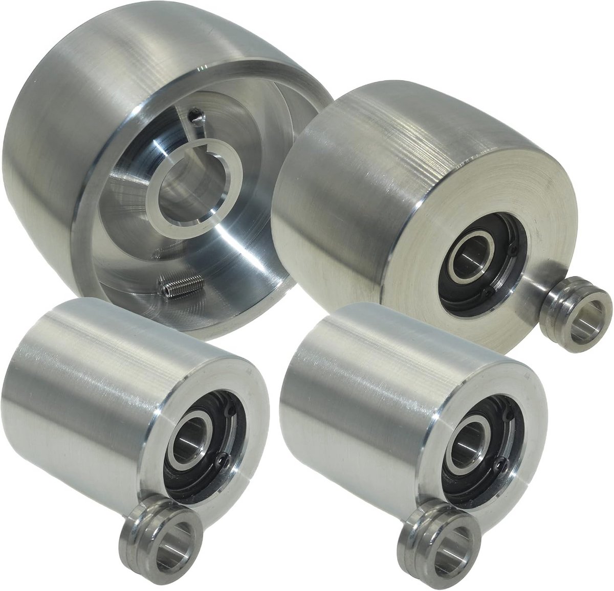 Gefreesde riemslijperset voor bandschuurmachines - Aluminium Schuurwielen 100 mm
