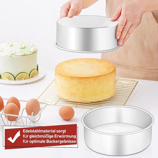 Guardini, Set de 2 moules à tarte 25 cm, Jetable, Papier sulfurisé