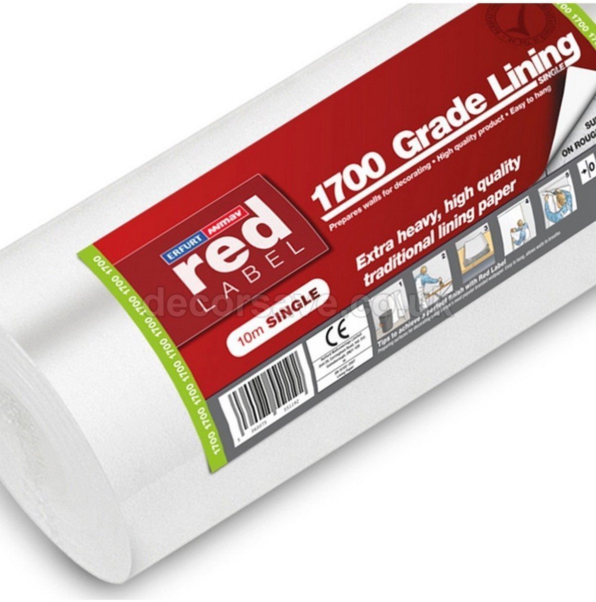 Voeringpapier voor muren en plafonds 10 m - Perfecte basis voor verf en behang