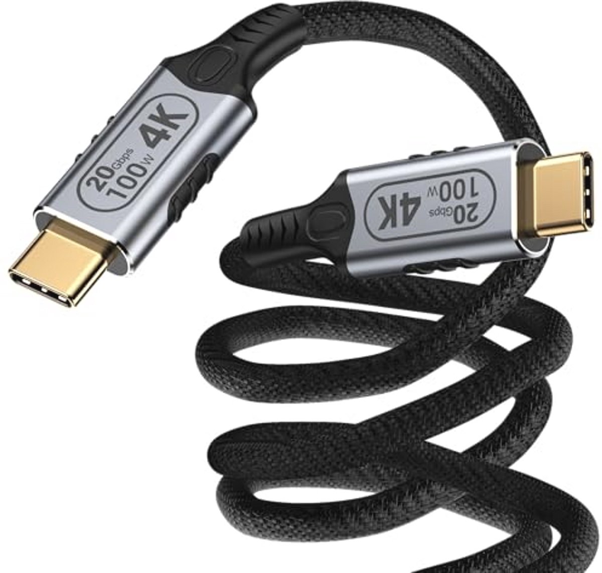 USB C Lange Oplaadkabel 5M - 20Gbps Snelle Gegevensoverdracht & 100W Opladen
