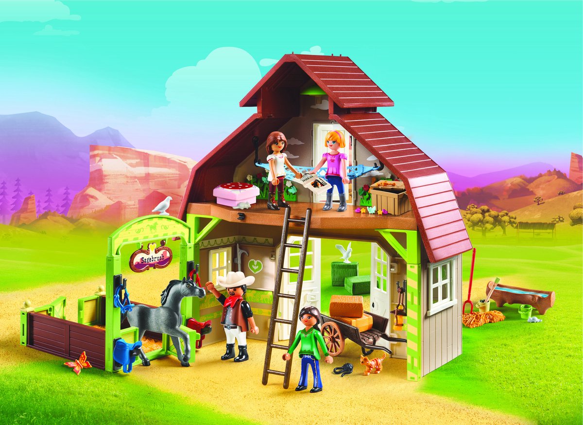 PLAYMOBIL Spirit Schuur met Lucky, Pru en Abigail - 70118 — afbeelding 5
