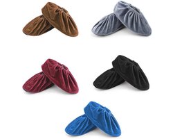 5 Paar Wasbare Overschoenen - Antislip Schoenhoezen voor Thuis en Kantoor