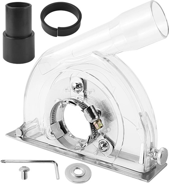 Stofafzuigkap voor Haakse Slijper - Universele Kap voor 100-125-150 mm