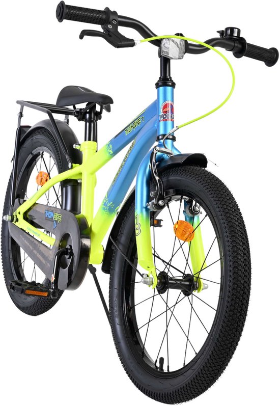 Volare Thombike Kinderfiets - Jongens - 18 inch - Blauw Geel van Volare — afbeelding 4