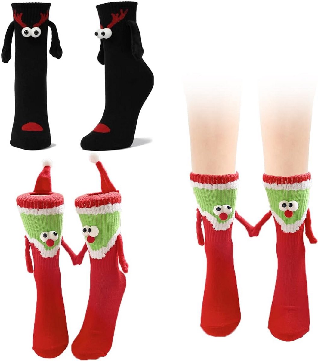 Magnetische Sokken voor Koppels met Handen - Grappig Cadeau voor Vrienden en Geliefden