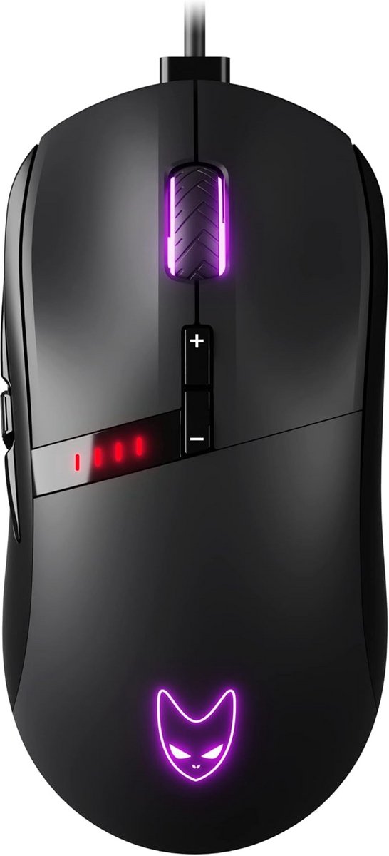 USB Gaming Muis met Hoge Precisie Sensor, Lichtgewicht en Programmeerbare Knoppen