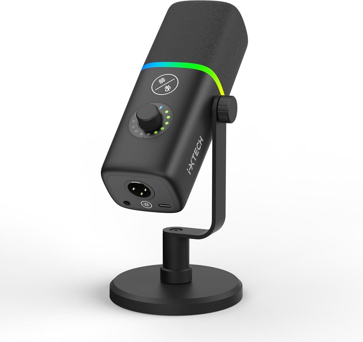 USB Condensator Microfoon voor Gaming, Podcast en Streaming met RGB