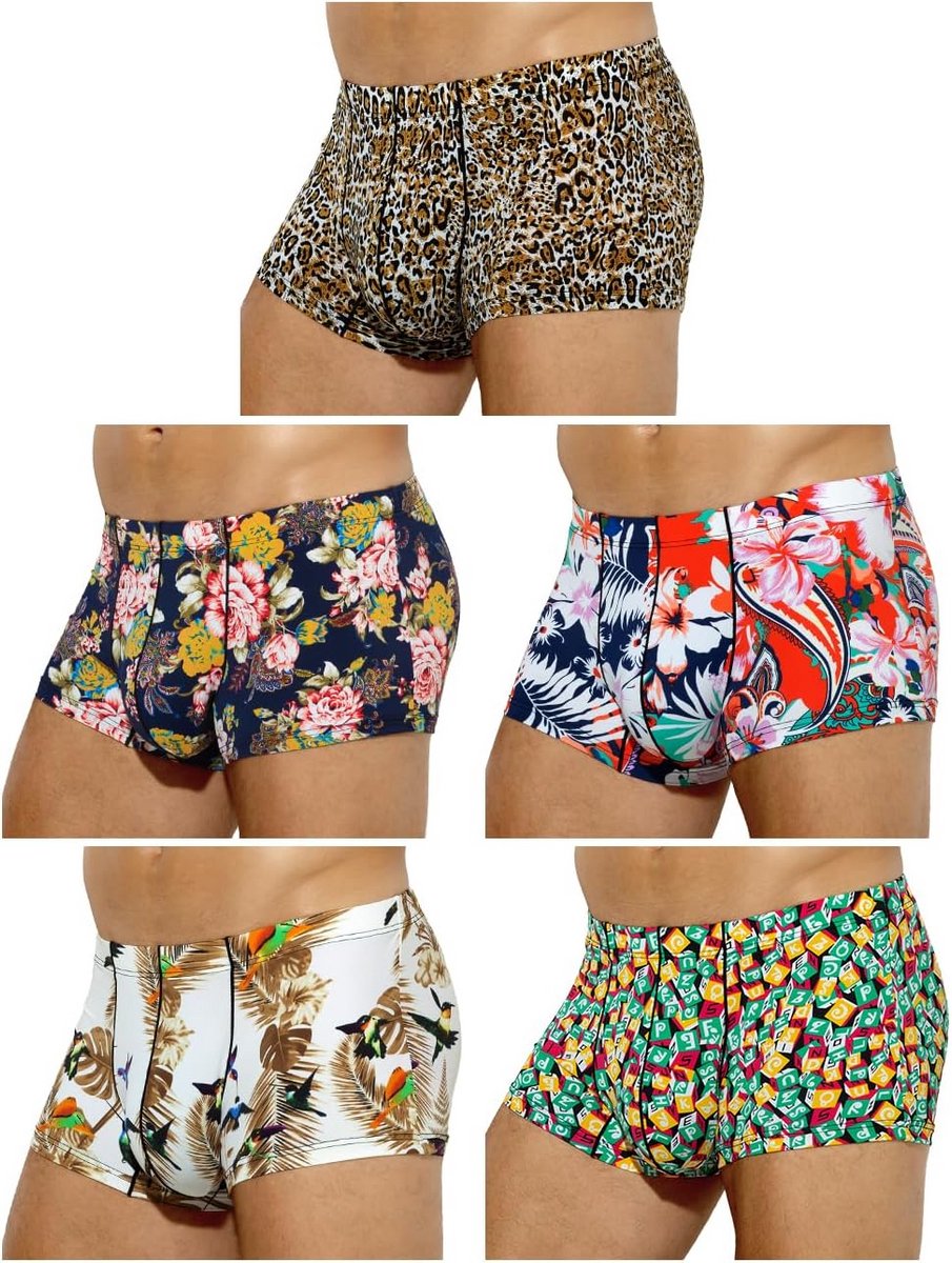Heren Boxershorts - Basic Ondergoed met Elastische Taille