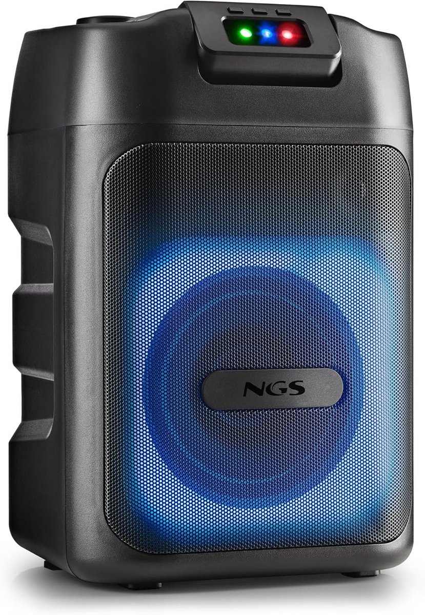 Draagbare Bluetooth Speaker met 80W Vermogen, TWS, Karaoke Functie en RGB Lichteffecten