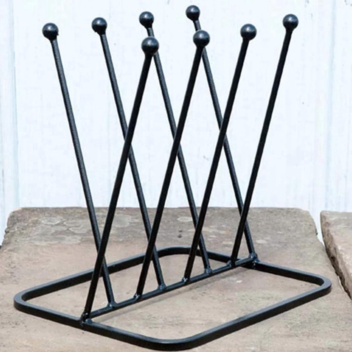 Stunq® Welly Schoonmaakborstel, Laarzenknecht, Schoenborstels, Motief Schoenaccessoires & Verzorging Gietijzeren Wellington Schoenenrek, Gemaakt van Metalen Schoonmaakborstel Gietijzer, Schoenenrekken & Kasten.