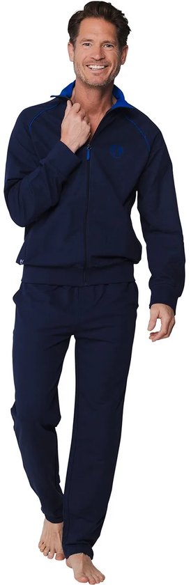 Pyjama Pastunette - Katoen - Éponge - Bleu foncé - Taille 3XL