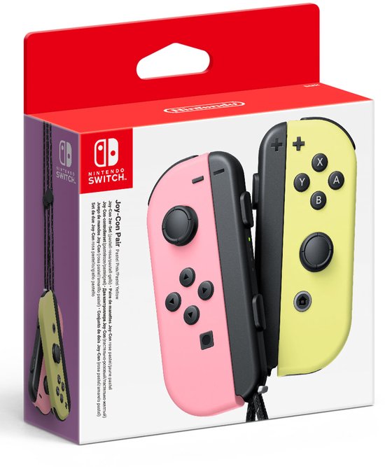 Nintendo Switch Joy-Con Pair Pastel Pink & Pastel Yellow