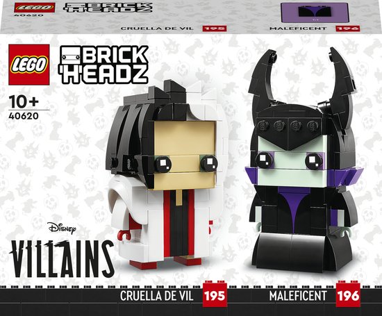 LEGO Disney Brickheadz 40620 - Cruella & Maleficent