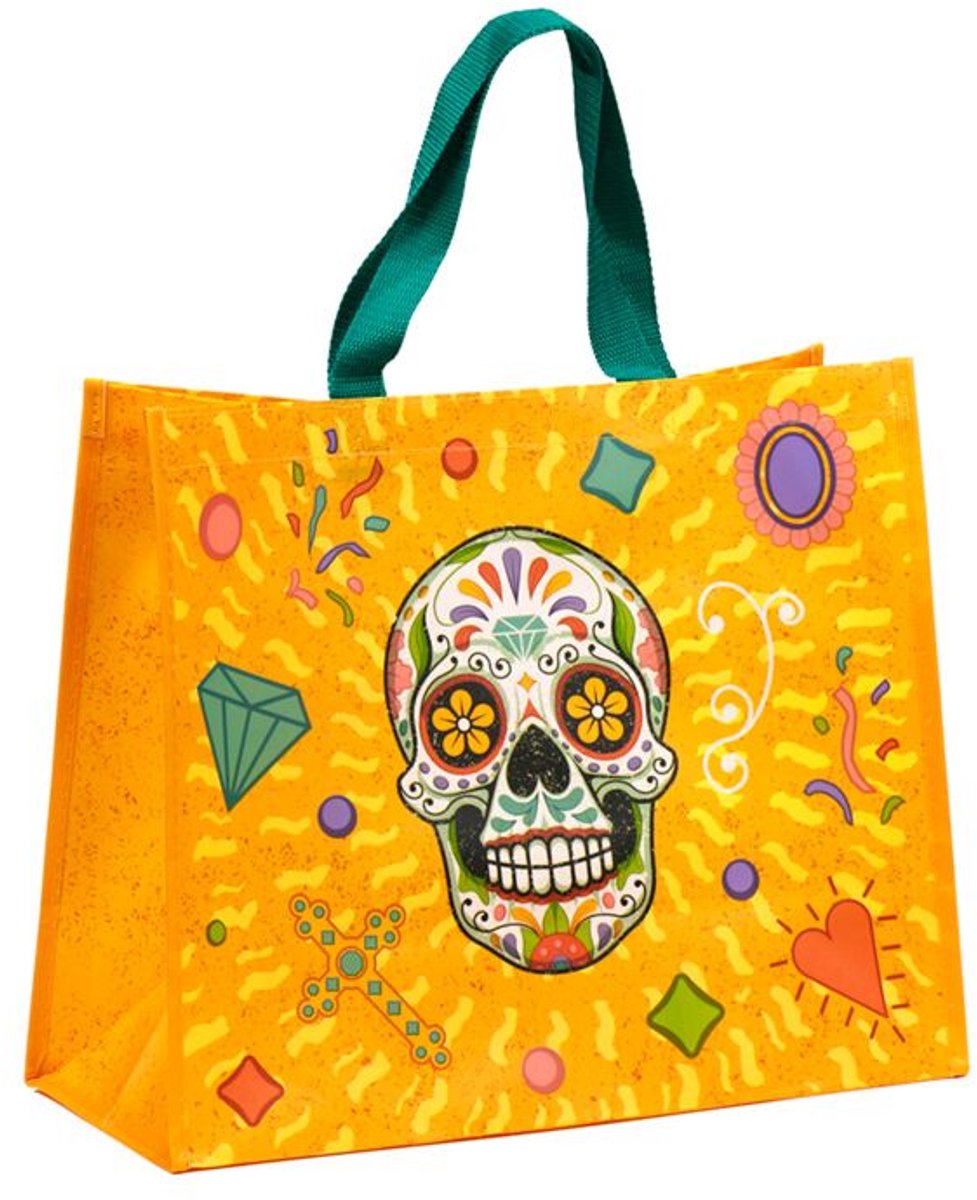 Tas Shopper - Dia de los Muertos - Herbruikbaar - 40x33x17cm