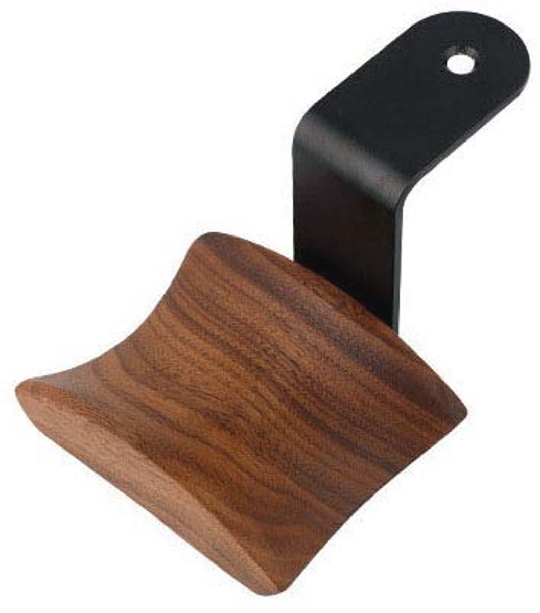 Hoofdtelefoon Hanger onder Bureau - Walnoot Hout en Aluminium