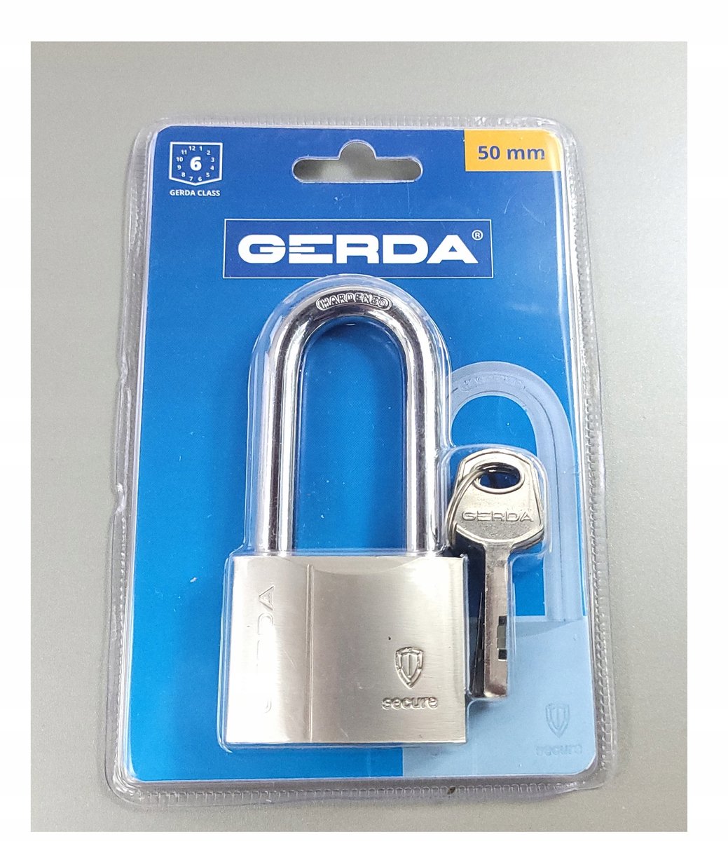 Gerda KSWW S50H70 Versterkte beugelslot met 3 sleutels