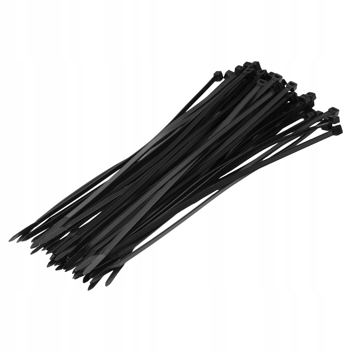Zwarte Kabelbons 7,2x400mm (50 noppen) - Duurzaam Nylon