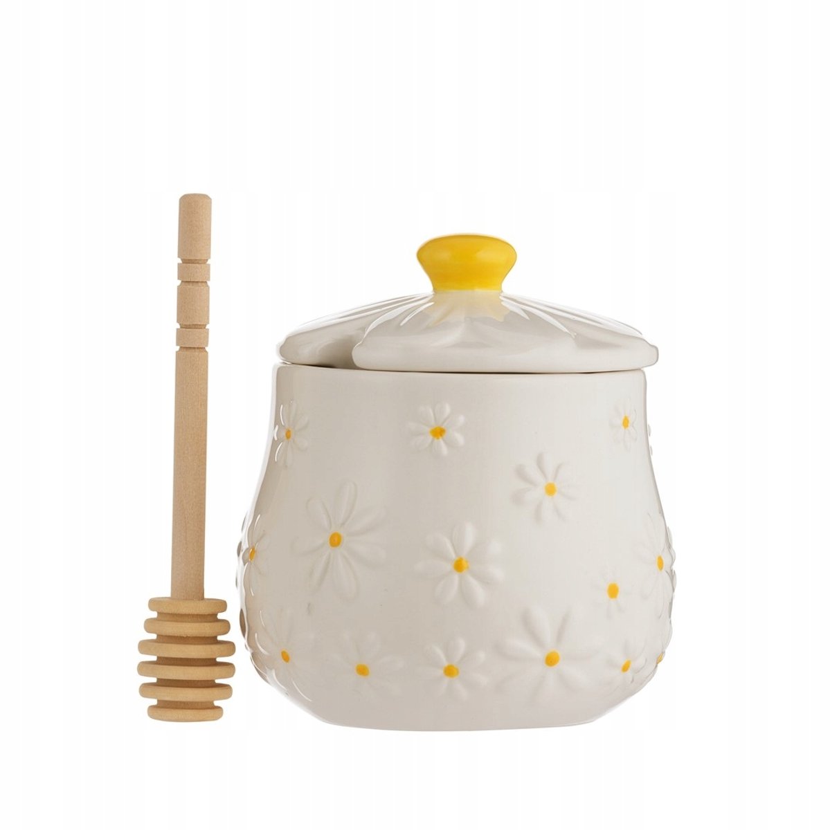 Price & Kensington Daisy Honeypot met houten lepel - Keramiek