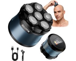 SOLIMPIA Elektrische Scheerapparaat - Baardtrimmer - Kaalscheerder - Magnetische Cassette - 100% waterdicht