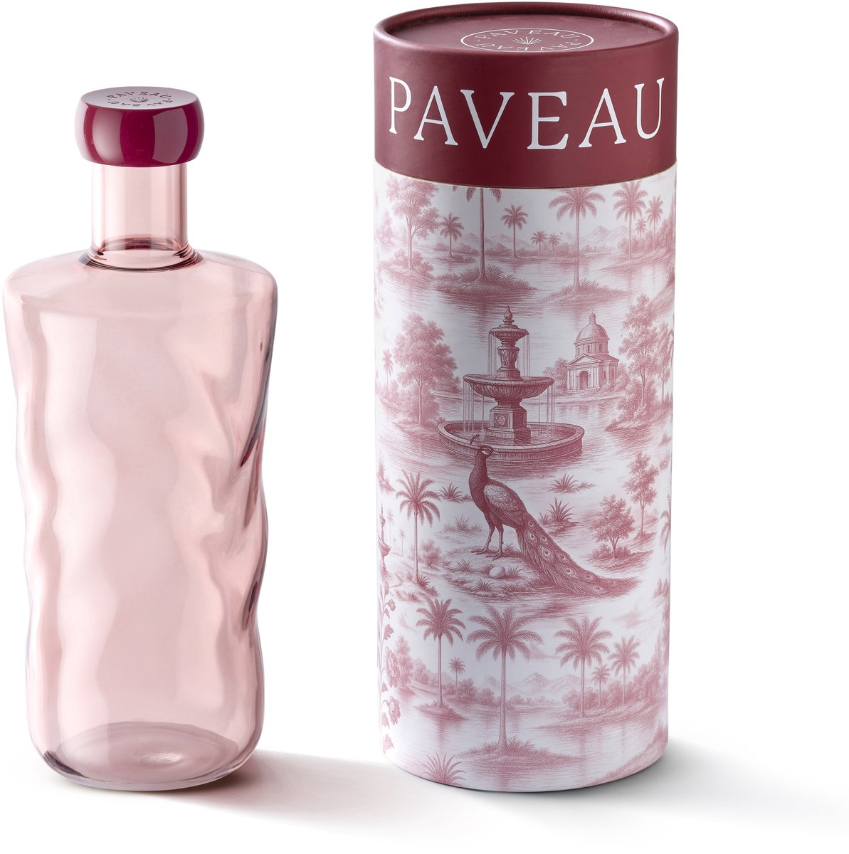 Paveau Swirl Silt - Glazen Waterkan (1,25L) - Herbruikbaar & Stijlvol Borosilicaatglas