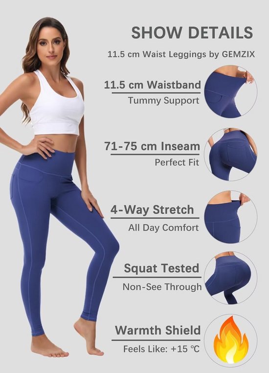 Libin Thermo Leggings Dames Winter Warm Leggings Thermische Lange Libin Thermo Leggings Dames Winter Warm Leggings Thermische Lange
