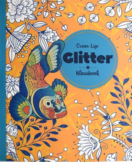 Thumbnail van een extra afbeelding van het spel Glitter kleurboek - Ocean life