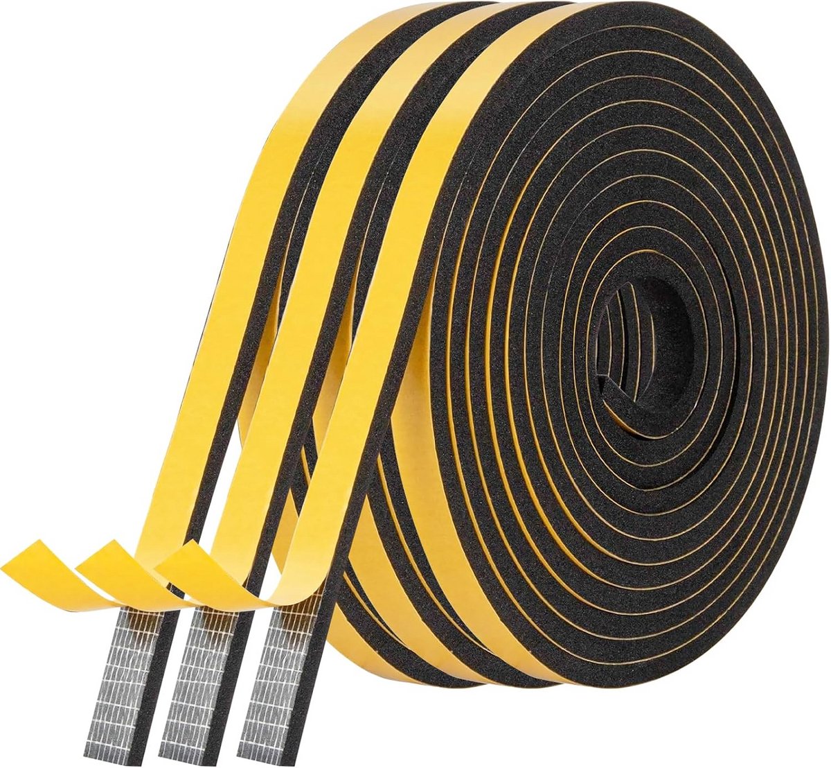 Zelfklevende Isolatie Rubberstrip voor Tochtstrippen Ramen en Deuren