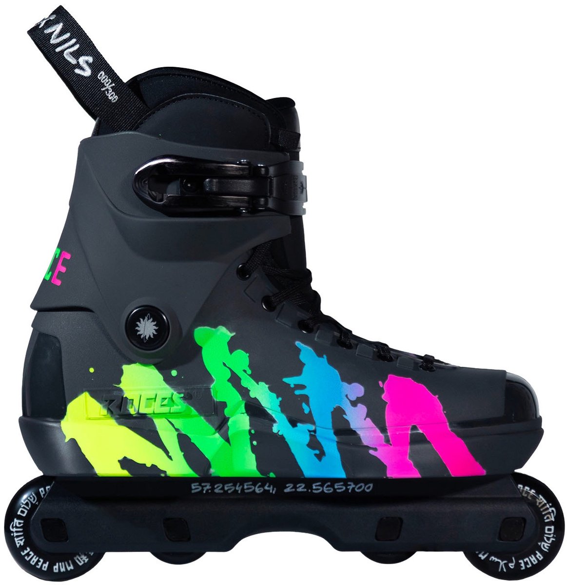 Roces M12 Lo Plus Jansons Peace Skate Zwart