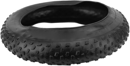 20×4 inch fatbike vouwband zwart, brede all-terrain fietsband voor vouwfiets, sneeuw, strand, duurzaam rubber