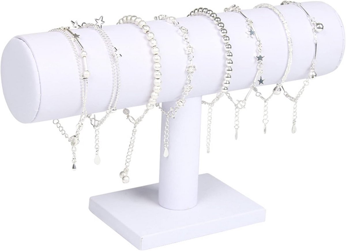 Zwevende T-Bar Sieraden Display Standaard voor Armbanden en Kettingen