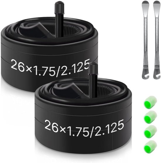 Mineup 2 binnenbanden, 20 x 3,0 inch elektrische mountainbike met Schrader-ventiel AV35 mm voor Fatbikes, mountainbikes, e-bikes