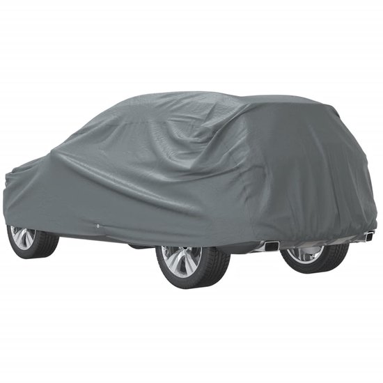 vidaXL - Housse de voiture - pour - SUV - L - non tissé - tissu - complet - gris