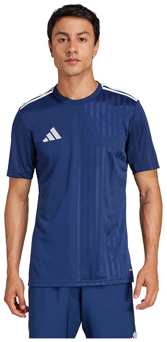 Adidas Campeon 25 T-shirt Met Korte Mouwen Blauw S Man