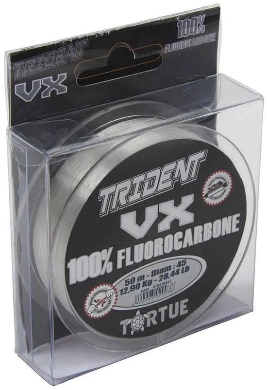 Tortue Trident Vx Fluoro Monofilament 50 M Transparant 0.400 mm — afbeelding 4
