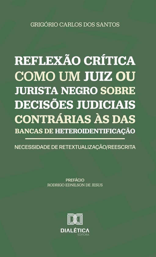 Reflexão Crítica como um Juiz ou Jurista Negro sobre Decis ... - cover