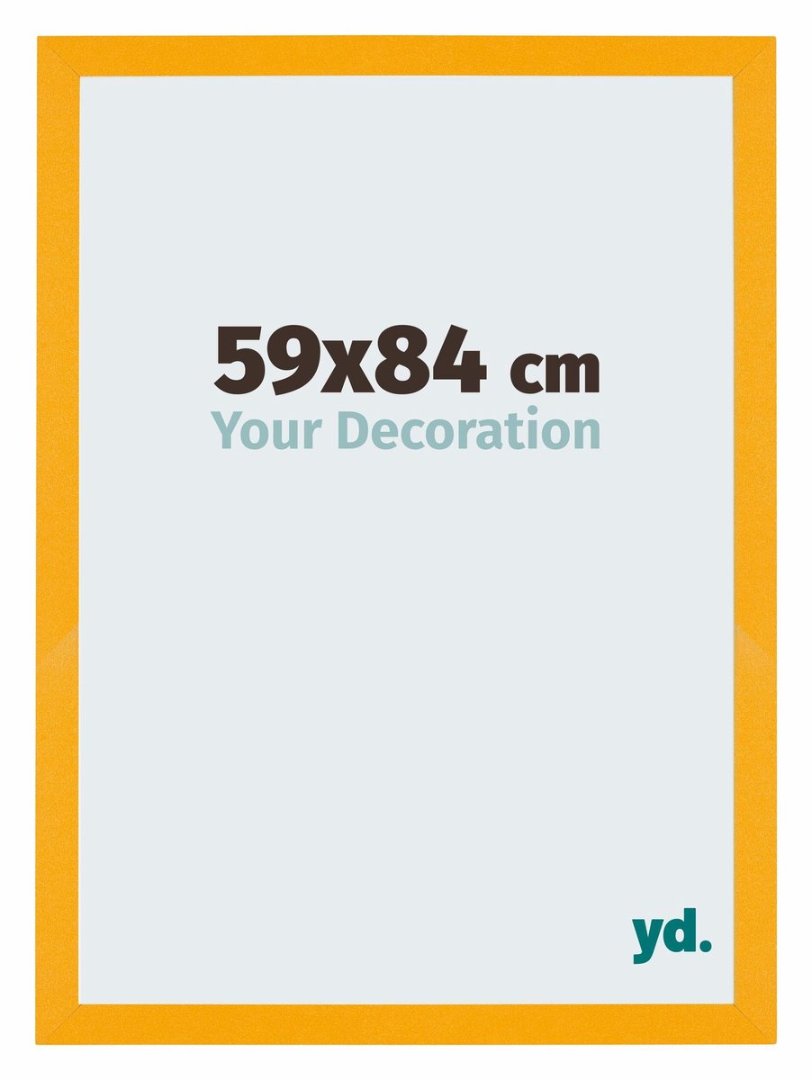 Your Decoration - Puzzellijst 59x84 cm - Geel - Puzzellijst 1500-2000 stukjes - MDF Fotolijst - Mura