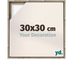 Your Decoration - Baklijst 30x30 cm - Sonoma Eiken - Baklijst voor Canvas - MDF - Lyon
