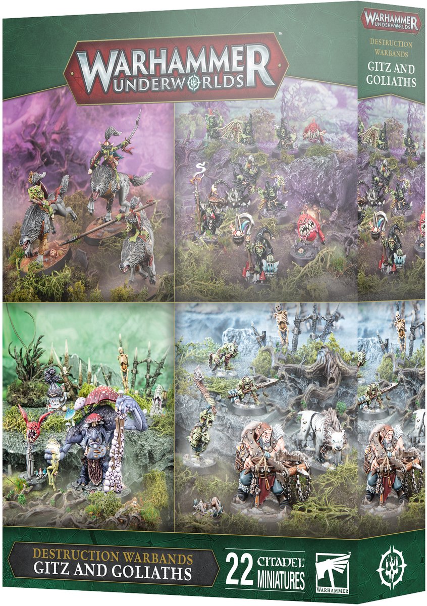 Warhammer Underworlds: Gitz and Goliaths