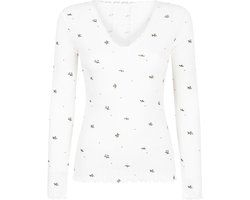 Hunkemöller Pyjama top Pointelle Wit XL