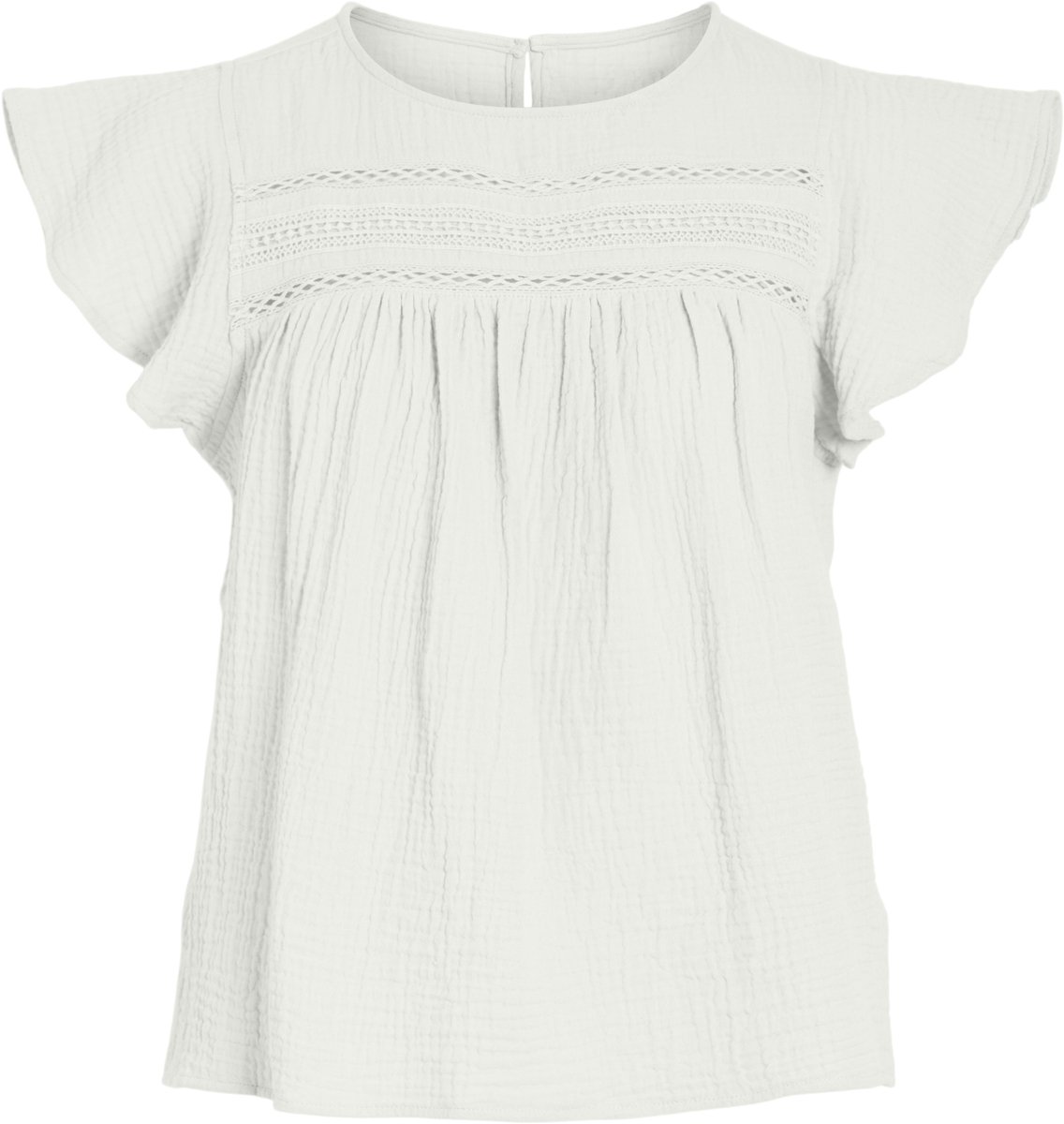 VILA - VIMULE C/S O-NECK TOP/KA - Dames - Blouses