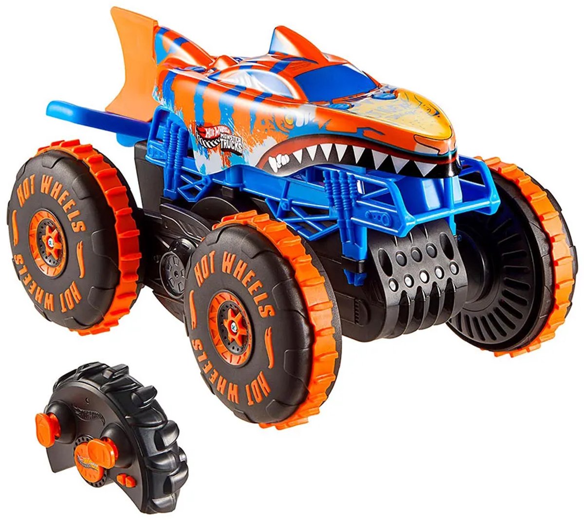 Hot Wheels Monstertrucks Tijgerhaaiklimmer - Voertuig met Afstandsbediening — afbeelding 12